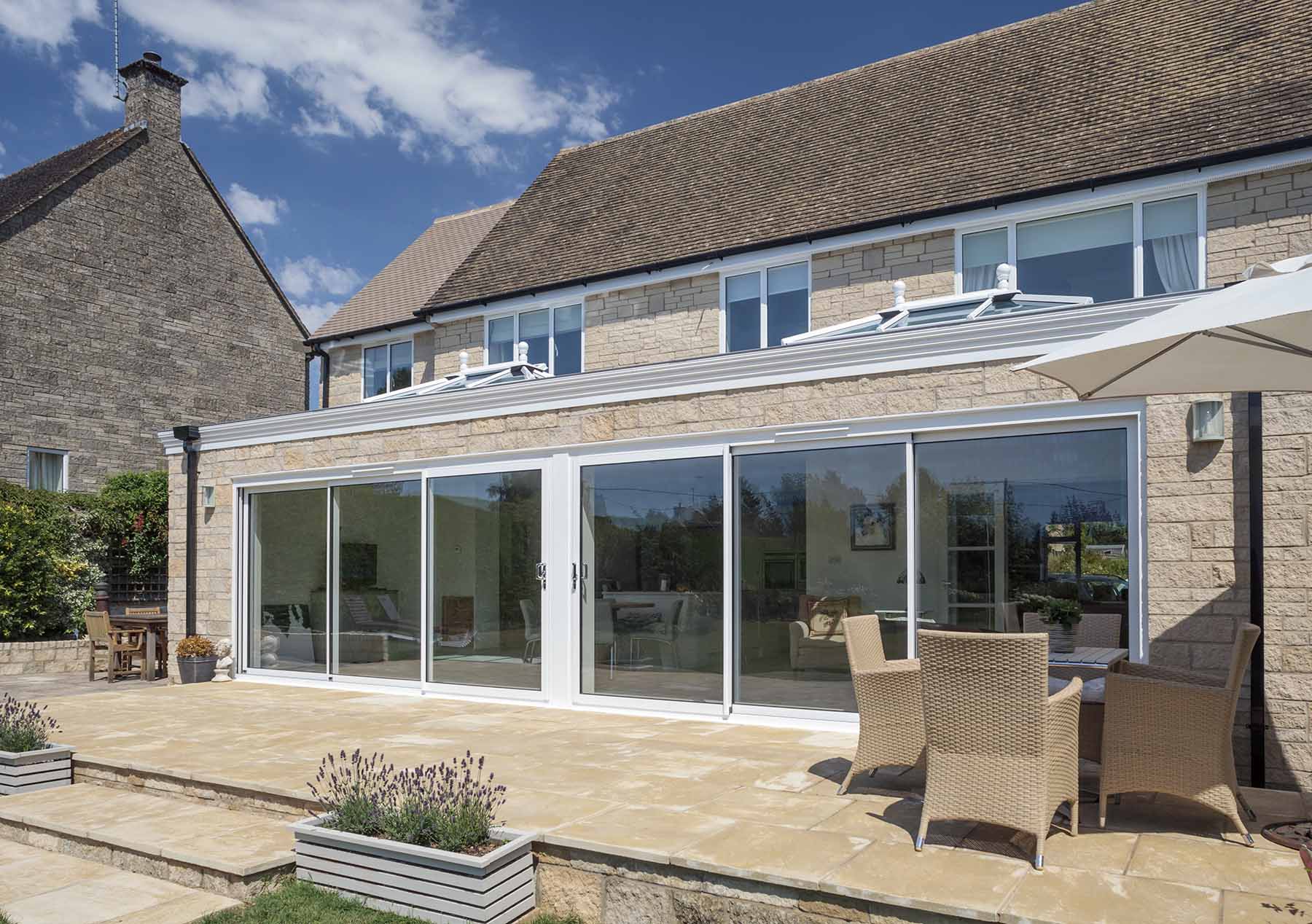 Smarts Three Panel Sliding Doors
